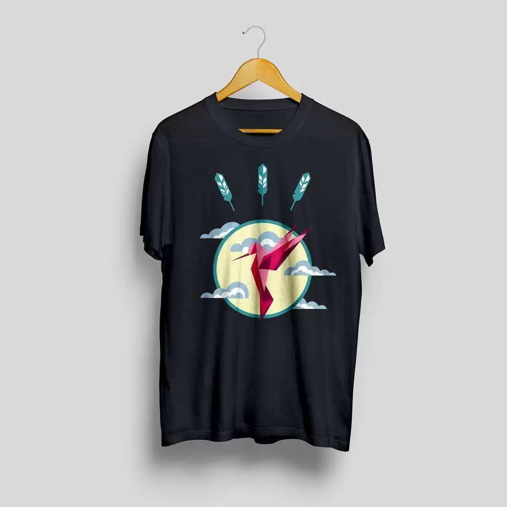 Hummingbird printed t-shirt Studio Design - 1
